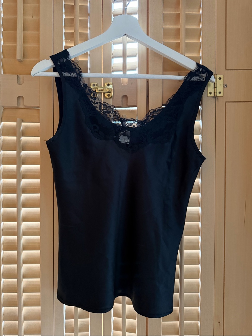 Satin Lace Tank Top